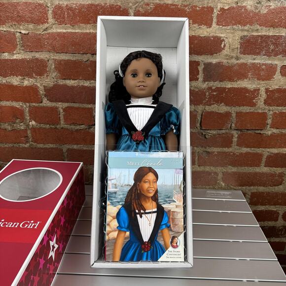 American Girl Doll Cecile Rey Meet Outfit Book Retired 18" NRFB New in Box - Picture 1 of 11